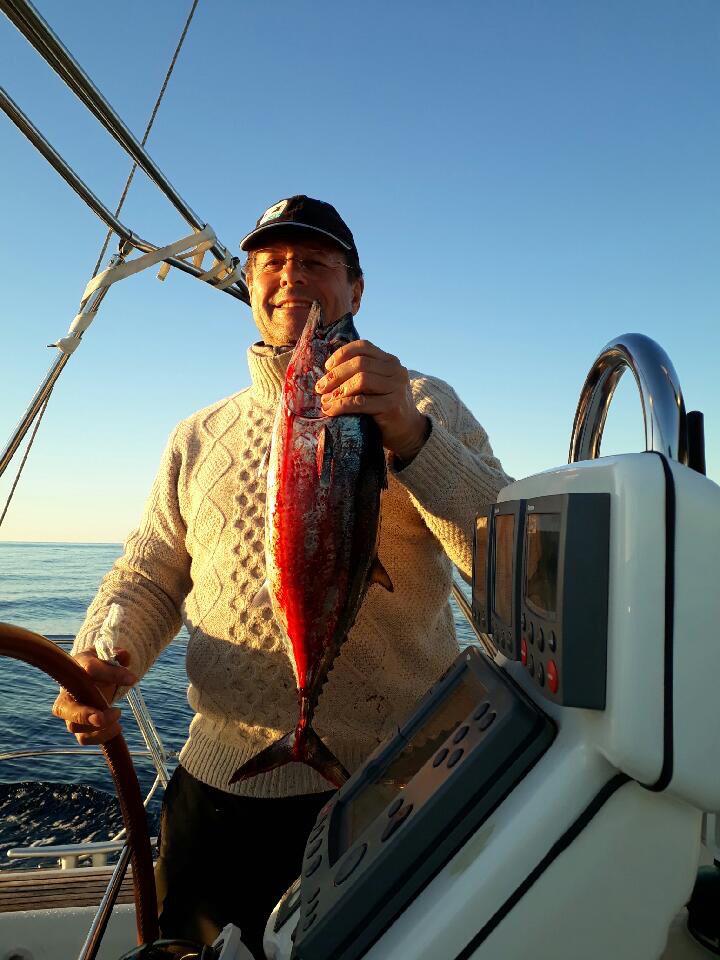 Pêcheur en mer